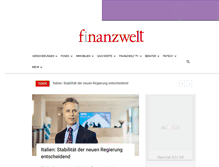 Tablet Screenshot of finanzwelt.de